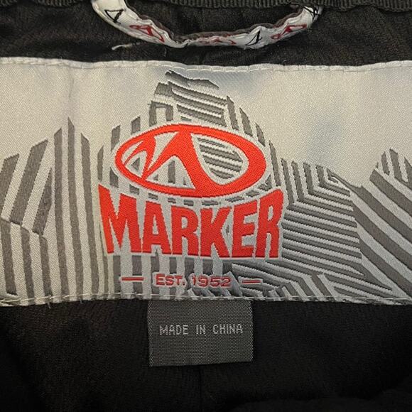 Marker Ski Snowboard Pants Womens 4 Rare Grey Checkerboard Plaid Print Insulated - Picture 8 of 15